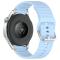  Klockarmband 20 mm Silikon Wave Design Ljus Blå - Teknikhallen.se