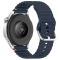  Klockarmband 20 mm Silikon Wave Design Mörk Blå - Teknikhallen.se