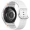  Galaxy Watch 5/5 Pro/6/7/FE Armband Silikon Wave Design Vit - Teknikhallen.se