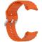  Galaxy Watch 5/5 Pro/6/7/FE Armband Silikon Wave Design Orange - Teknikhallen.se
