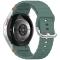  Galaxy Watch 5/5 Pro/6/7/FE Armband Silikon Wave Design Grön - Teknikhallen.se