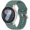  Galaxy Watch 5/5 Pro/6/7/FE Armband Silikon Wave Design Grön - Teknikhallen.se