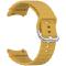  Galaxy Watch 5/5 Pro/6/7/FE Armband Silikon Wave Design Gul - Teknikhallen.se