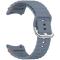  Galaxy Watch 5/5 Pro/6/7/FE Armband Silikon Wave Design Blå - Teknikhallen.se