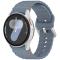  Galaxy Watch 5/5 Pro/6/7/FE Armband Silikon Wave Design Blå - Teknikhallen.se
