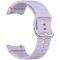 Galaxy Watch 5/5 Pro/6/7/FE Armband Silikon Wave Design Lila - Teknikhallen.se