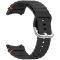  Galaxy Watch 5/5 Pro/6/7/FE Armband Silikon Wave Design Svart - Teknikhallen.se