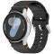  Galaxy Watch 5/5 Pro/6/7/FE Armband Silikon Wave Design Svart - Teknikhallen.se
