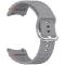  Galaxy Watch 5/5 Pro/6/7/FE Armband Silikon Wave Design Grå - Teknikhallen.se
