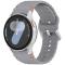  Galaxy Watch 5/5 Pro/6/7/FE Armband Silikon Wave Design Grå - Teknikhallen.se