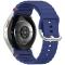  Galaxy Watch 5/5 Pro/6/7/FE Armband Silikon Wave Design Blå - Teknikhallen.se