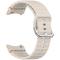  Galaxy Watch 5/5 Pro/6/7/FE Armband Silikon Wave Design Beige - Teknikhallen.se