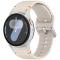  Galaxy Watch 5/5 Pro/6/7/FE Armband Silikon Wave Design Beige - Teknikhallen.se