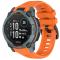  Garmin Instinct 3 45 mm Klockarmband Silikon Orange - Teknikhallen.se