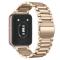  Samsung Galaxy Watch Fit 3 Armband Rostfritt Stål Guld - Teknikhallen.se