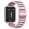  Samsung Galaxy Watch Fit 3 Armband Rostfritt Stål Roséguld - Teknikhallen.se