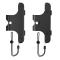 JYS JYS 2 st Nintendo Switch 2 Joy-Con Strap / Extender Svart - Teknikhallen.se