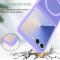  Samsung Galaxy Z Flip 7 Skal MagSafe Skin Touch Lila - Teknikhallen.se