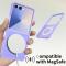 Samsung Galaxy Z Flip 7 Skal MagSafe Skin Touch Lila - Teknikhallen.se