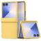 ABEEL ABEEL Samsung Galaxy Z Flip 7 Skal Skin Feel Gul - Teknikhallen.se