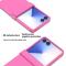 ABEEL ABEEL Samsung Galaxy Z Flip 7 Skal Skin Feel Rosa - Teknikhallen.se