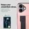  iPhone 17 Skal Hybrid Med Kortfack Roséguld - Teknikhallen.se