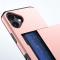  iPhone 17 Skal Hybrid Med Kortfack Rosa - Teknikhallen.se