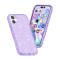  iPhone 17 Skal Hybrid Glitter Lila - Teknikhallen.se