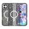  iPhone 17 Skal MagSafe Hybrid Glitter Svart - Teknikhallen.se