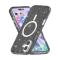 iPhone 17 Skal MagSafe Hybrid Glitter Svart - Teknikhallen.se