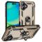  iPhone 17 Skal Shockproof Hybrid Ring Guld - Teknikhallen.se