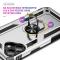  iPhone 17 Skal Shockproof Hybrid Ring Silver - Teknikhallen.se