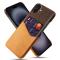 iPhone 17 Skal Med Kortfack Läder Brun - Teknikhallen.se