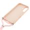 iPhone 17 Skal TPU Med Mobilsnöre Rosa - Teknikhallen.se