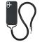  iPhone 17 Skal TPU Med Mobilsnöre Svart - Teknikhallen.se