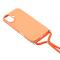  iPhone 17 Skal TPU Med Mobilsnöre Orange - Teknikhallen.se