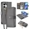 DUX DUCIS DUX DUCIS iPhone 17 2in1 Magnet Fodral Lawa Series Grå - Teknikhallen.se
