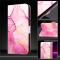  Google Pixel 10 / 10 Pro Fodral Marmor Rosa / Lila - Teknikhallen.se