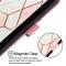  Google Pixel 10 / 10 Pro Fodral Marmor Rosa / Vit - Teknikhallen.se