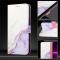  Google Pixel 10 / 10 Pro Fodral Marmor Vit / Lila - Teknikhallen.se