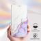  Google Pixel 10 / 10 Pro Fodral Marmor Vit / Lila - Teknikhallen.se