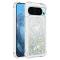  Google Pixel 10 / 10 Pro Skal Glitter Quicksand Silver - Teknikhallen.se
