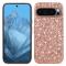  Google Pixel 10 / 10 Pro Skal Glitter Hybrid Roséguld - Teknikhallen.se