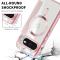  Google Pixel 10 / 10 Pro Fodral MagSafe Rhombus Rosa - Teknikhallen.se