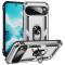  Google Pixel 10 Pro XL Skal Armor Ring Hybrid Silver - Teknikhallen.se