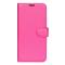  Google Pixel 10 Pro XL Fodral Litchi Läder Rosa - Teknikhallen.se