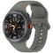  Galaxy Watch 8 46/44/40 mm Klockarmband Silkon Militär Grön - Teknikhallen.se