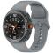  Galaxy Watch 8 46/44/40 mm Klockarmband Silkon Grå - Teknikhallen.se