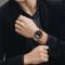  Galaxy Watch 8 46/44/40 mm Armband Äkta Läder Ljus Brun - Teknikhallen.se