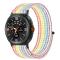  Galaxy Watch 8 46/44/40 mm Armband Nylon Loop Rainbow - Teknikhallen.se
